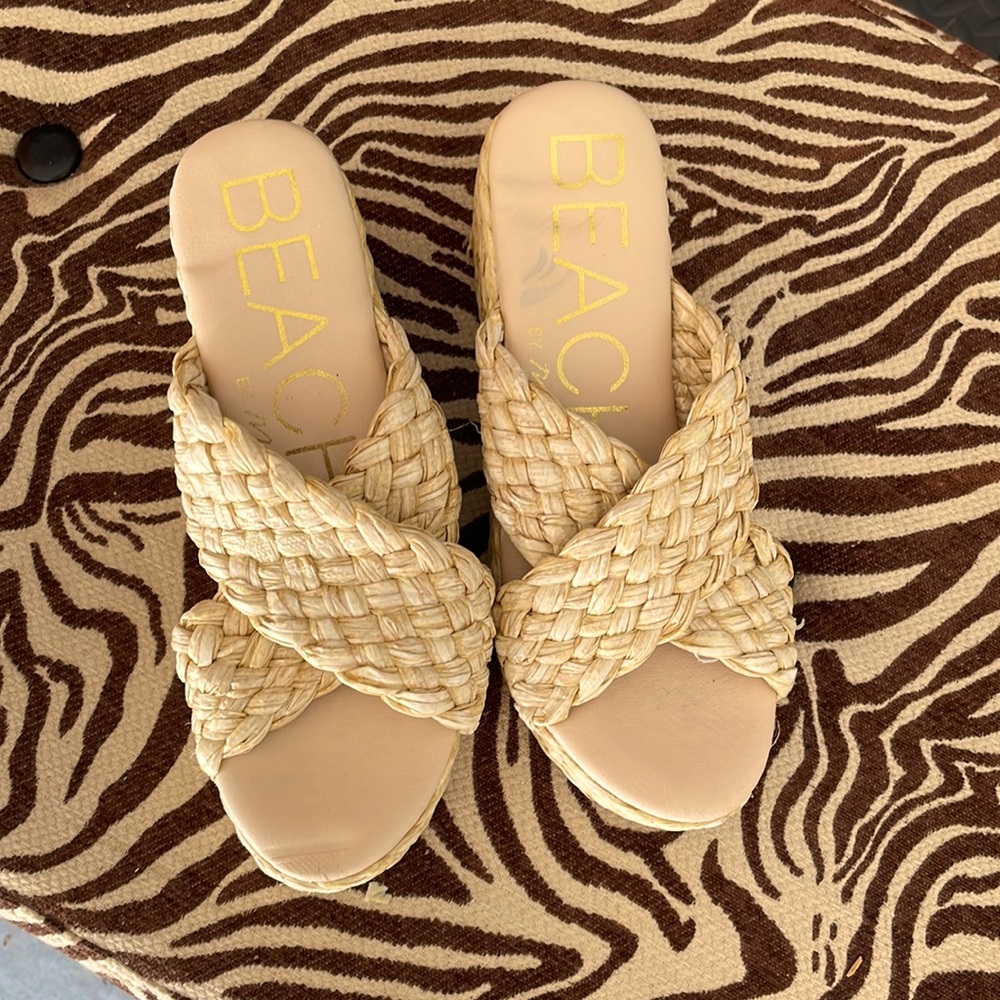 BEACH by Matisse, size 8M, braided chunky sandals